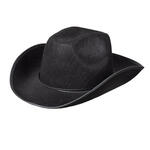 Hut Cowboy Classic Color aus Filz schwarz