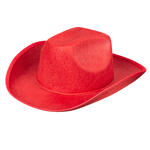 Hut Cowboy Classic Color aus Filz, rot