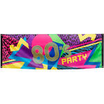 SALE Banner 80er Party, 74x220 cm