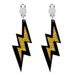 Ohrringe Blizz / Blitz, Gold, 1 Paar