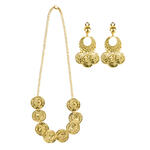 NEU Schmuck-Set Orient mit Halskette und Ohrclips, gold