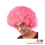 Percke Unisex Herren Super-Riesen-Afro Locken, pink - SPARPACK mit 6 Stck
