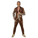 NEU Herren-Kostüm Leoparden-Anzug, 2-teilig - verschiedene Größen (S-XXL)