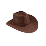 Cowboyhut braun in Jute-Optik, Einheitsgr��e