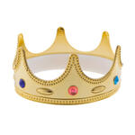 Kinder-Krone, 17 cm, gold mit Ziersteinen