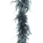 Federboa grau, 200cm