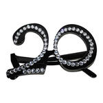 SALE Brille 20 schwarz mit Brillies