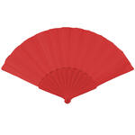 NEU Handfcher unifarben, 23cm, rot