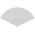 NEU Handfcher unifarben, 23cm, wei