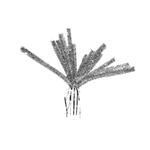NEU Hngedeko Metallic, 120 cm, Silber
