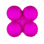 SALE Folienballons 4er, rund, pink, 10 Stk., 43cm