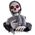 NEU Halloween-Deko-Figur Sensenmann, mit Licht-, Sound- und Bewegungseffekten, 60cm