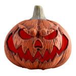 NEU Halloween-Deko lachender Krbis, mit Licht- und Soundeffekten, 42cm