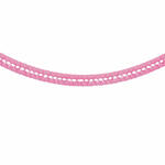 Girlande Seidenpapier, 16 x 16 cm, 4 m lang, schwer entflammbar, Rosa