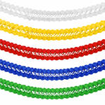 Girlande Gro�raum / Festhalle, 10 m, schwer entflammbar - Verschiedene Farben