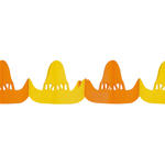 Girlande Sombrero gelb/orange, 3 m