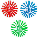 Deko-F�cher / Rosette, ca. � 60 cm, schwer entflammbar, f�r Vereine / Sch�tzenfest - Verschiedene Farben