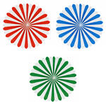 Riesen-Deko-F�cher, � 100 cm, schwer entflammbar, f�r Vereine / Sch�tzenfeste - Verschiedene Farben