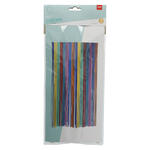 NEU Vorhang Lametta Color Pop bunt, 2m lang - 1m breit