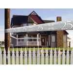 Absperrband Jubil�um 25, silber, 15 m