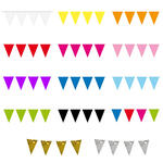 Wimpelkette, 10 m - Verschiedene Farben