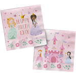 Servietten Pretty Princess, 33 x 33 cm, 20 St�ck
