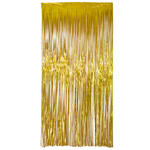 NEU Vorhang Lametta Laser Beam gold, 2m lang - 1m breit