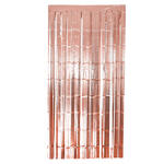 NEU Vorhang Lametta matt rosè-gold, 2m lang - 1m breit