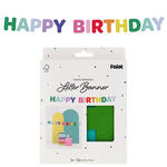 NEU Buchstabengirlande Happy Birthday Spripetastic aus Filz, 4m, Buchstaben ca. 14cm
