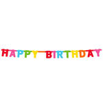 Girlande Happy Birthday Buchstaben, 1,5 m