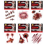 NEU Temporres Tattoo Halloween Horror, sortierte Modelle