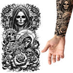 NEU Temporres Tattoo Tag der Toten, 14x30cm