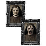 NEU Gruseliges Nonnen-Halloween-Bild mit Holografie-Effekt, ca. 35x48cm