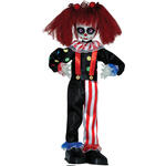 NEU Halloween-Deko-Figur Horrorclown Mdchen, mit Aufhnger, 45cm
