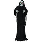 NEU Halloween-Deko Figur Riesen-Skelett mit Licht-, Sound- und Bewegungseffekt, 260cm