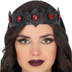 NEU Krone Tiara Halloween-Königin mit Schmucksteinen