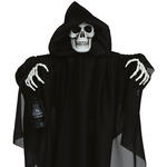 NEU Halloween Deko-H�ngefigur Skelett mit schwarzem Umhang, ca. 58cm