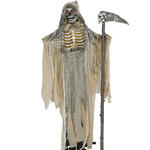 NEU Halloween Deko Skelett Tod, ca. 170cm, mit Licht-, Sound- und Bewegungseffekt