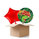 NEU Ballongre Dinosaurier Birthday, 35cm, 2 Ballons