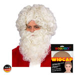 Percke Herren Nikolaus Weihnachtsmann, Standard, flachsblond - mit Haarnetz