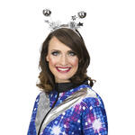 NEU Haarreif mit Discokugeln, silber