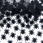 Konfetti Spinnen, schwarz, 1,2 x 1,2cm, 15g