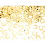 Konfetti Metallic Hufeisen - Gold - 15 g
