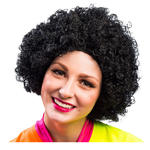 Percke Unisex Clown, Afro Hair, kleine Locken, schwarz