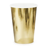 Pappbecher - Gold, 220ml, 6 St�ck
