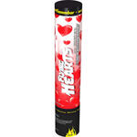 Konfetti-Shooter rote Herzen, 30 cm