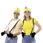 NEU Kost�m-Zubeh�r Set Mini Buddie, 4tlg mit M�tze, Handschuhen, Hosentr�ger und Brille
