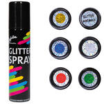 NEU Color-Glitter-Haarspray, 100ml, rot - verschiedene Farben