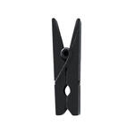 Mini-W�scheklammern schwarz, 3,5 cm, 12 Stk