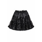 Damen-Kost�m Petti-Coat Sequin-Star, mit Pailletten, schwarz, Einheitsgr��e